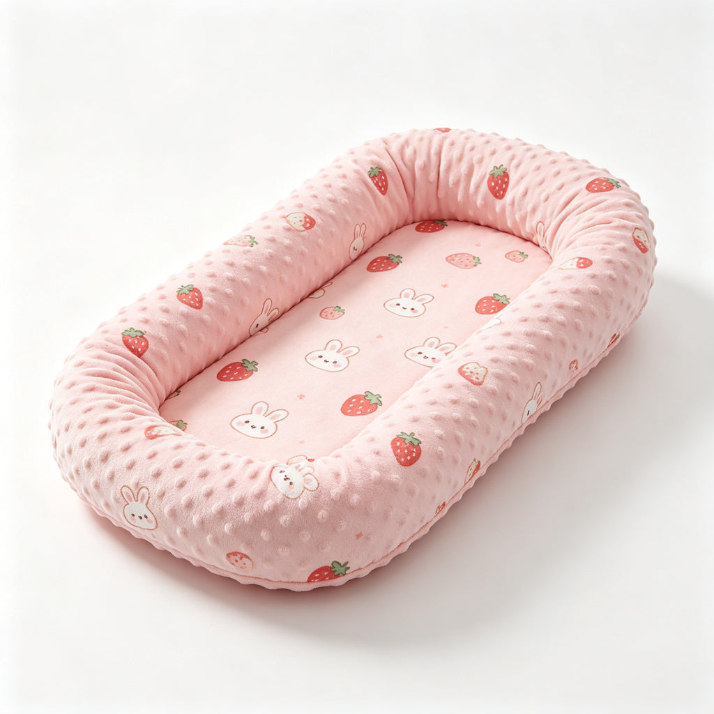 Baby Lounger Nest Portable Newborn Sleep Bed Anti-Pressure Anti-Startle 0-3 Years